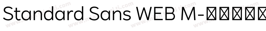 Standard Sans WEB M字体转换